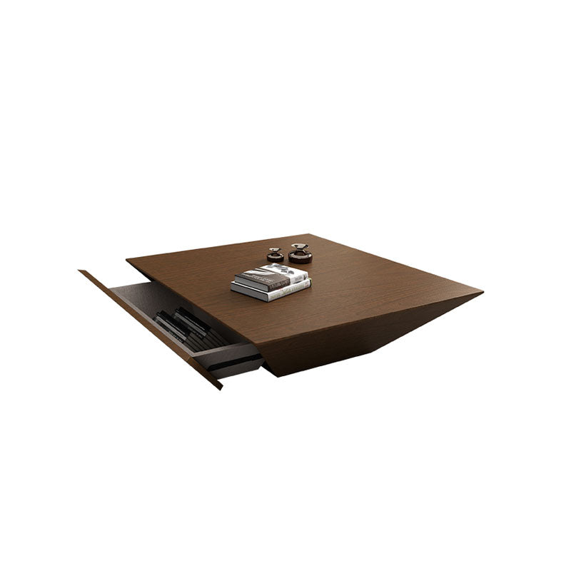 Saffron Coffee Table With Drawer, Walnut-Ritconcept-Rit Concept