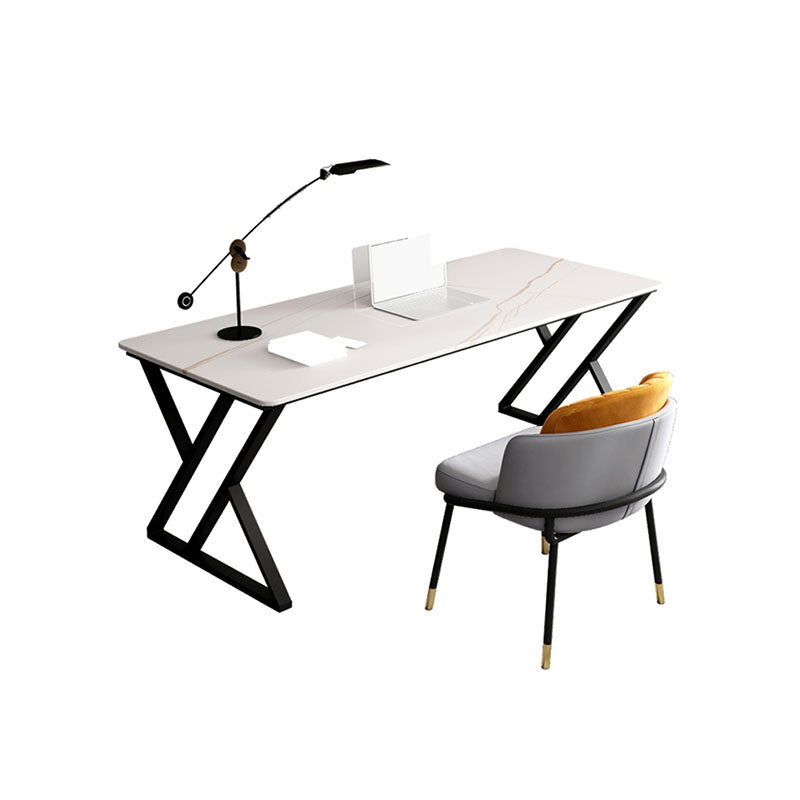 Simon Office Desk, Sintered Stone - simon office sintered stone office desk UK