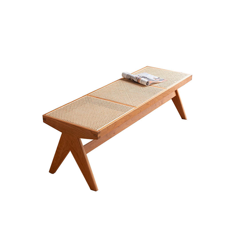 Noah Rattan Bench, Wood｜Rit Concept