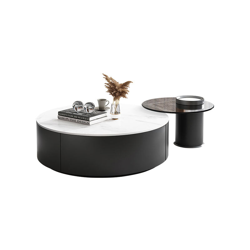Lionel Round Nesting Coffee Table Set-Ritconcept-Rit Concept