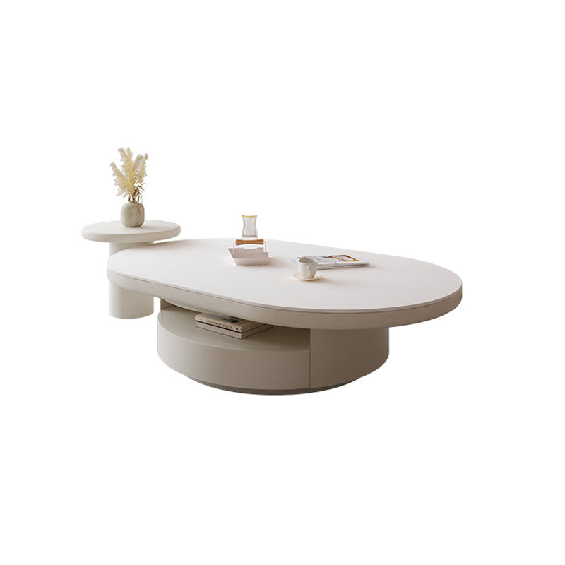 Yoho Coffee Table Set, Cream styled for marble coffee table UK