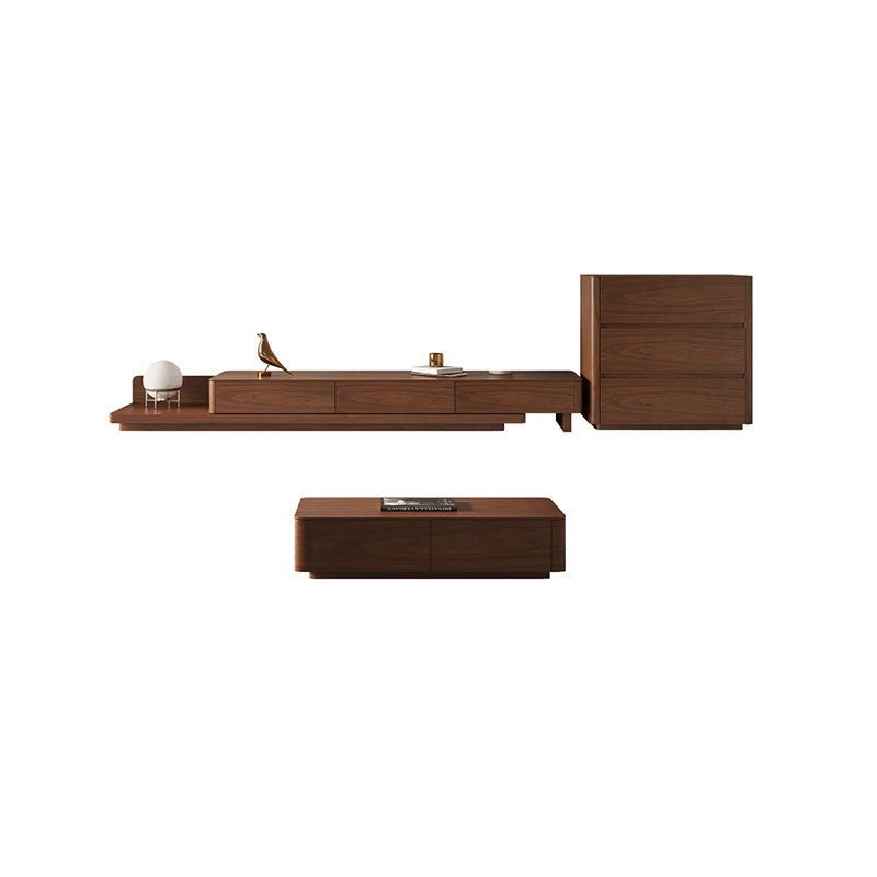Opaline TV Stand room setting for TV storage