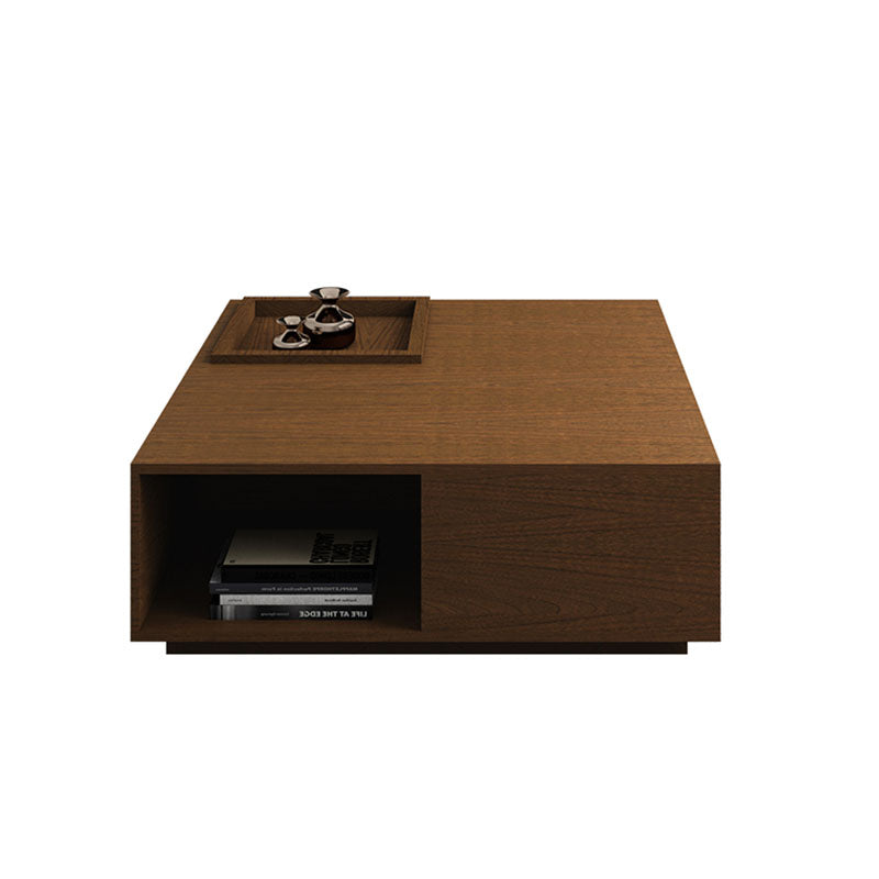 Rexana Coffee Table With Drawer, Walnut-Ritconcept-Rit Concept