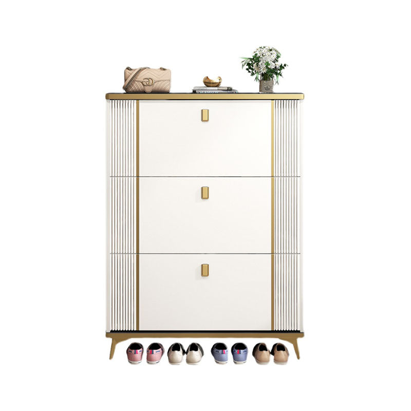 Ayling Shoe Storage, White and Grey styled for cabinet for hallway