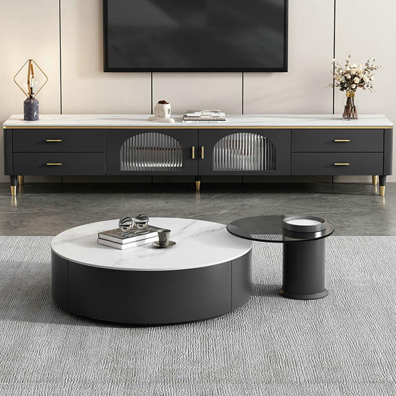 Lionel Round Nesting Coffee Table Set-Ritconcept-Rit Concept
