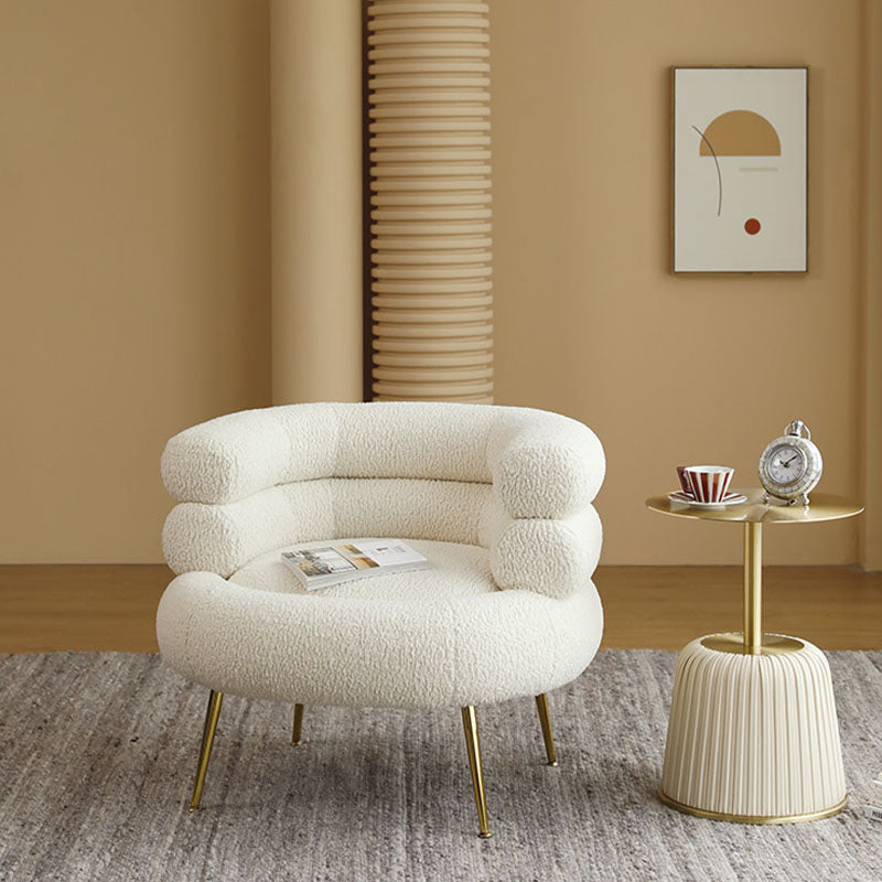 Mildred Armchair, Boucle detail view for for living room