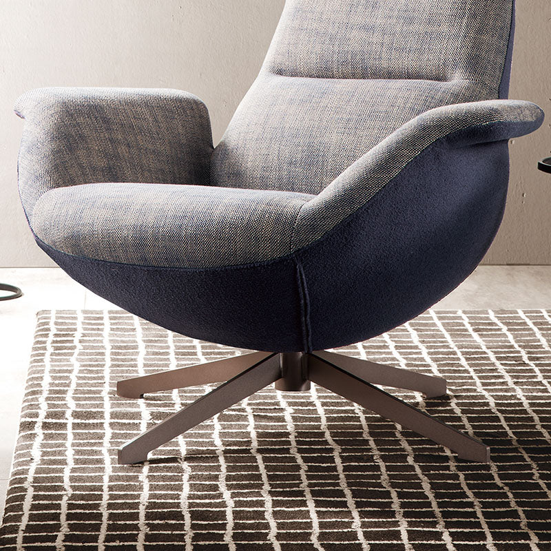 Simone Armchair, Linen detail view for for living room