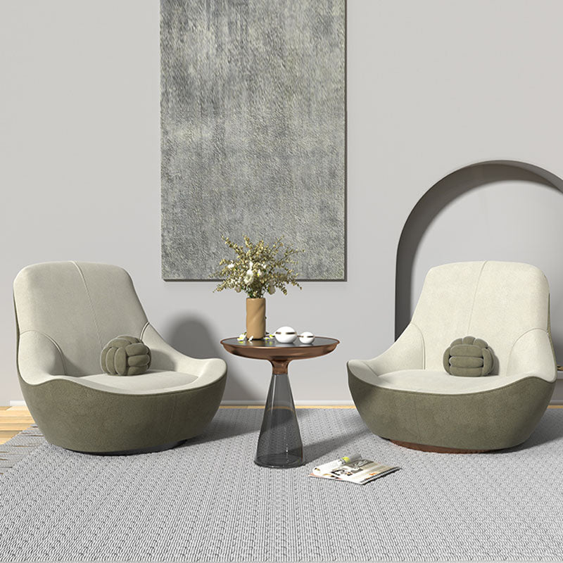 Topchance Icon Armchair, Suede - accent chair