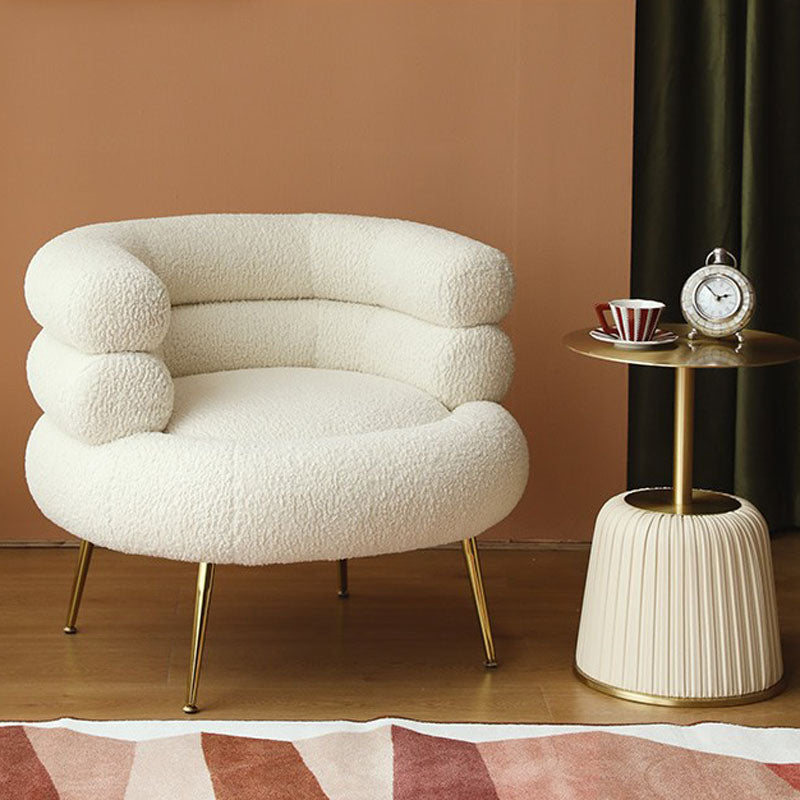 Mildred Armchair, Boucle in a modern UK home