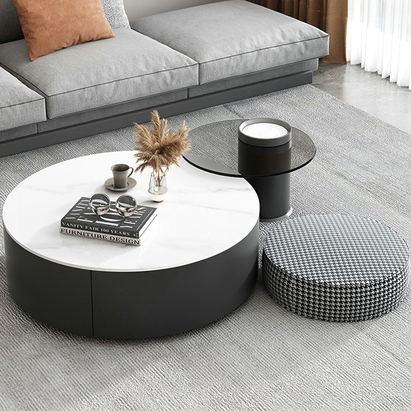 Lionel Round Nesting Coffee Table Set-Ritconcept-Rit Concept