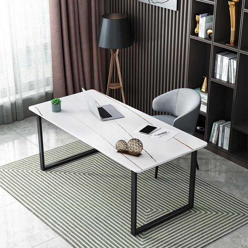 Casson Office Desk, Sintered Stone - sintered stone office desk UK