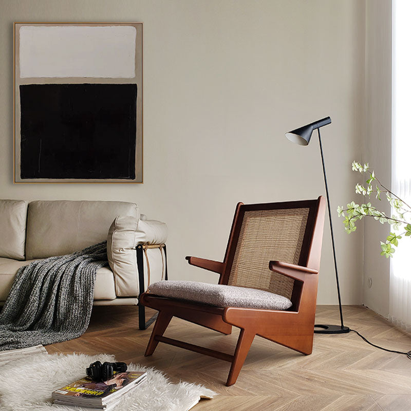Samantha Armchair, Wooden styled for accent chair