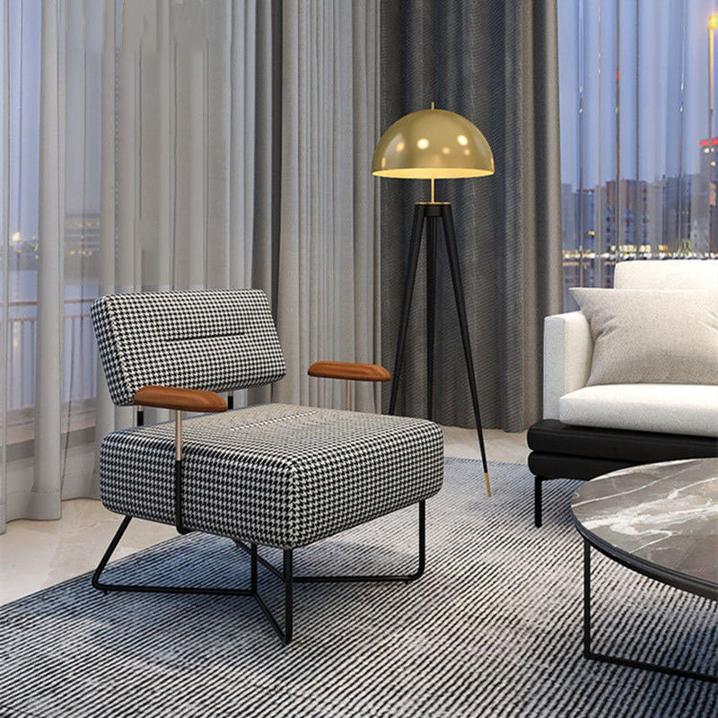 Riana Armchair, Black & White in a modern UK home