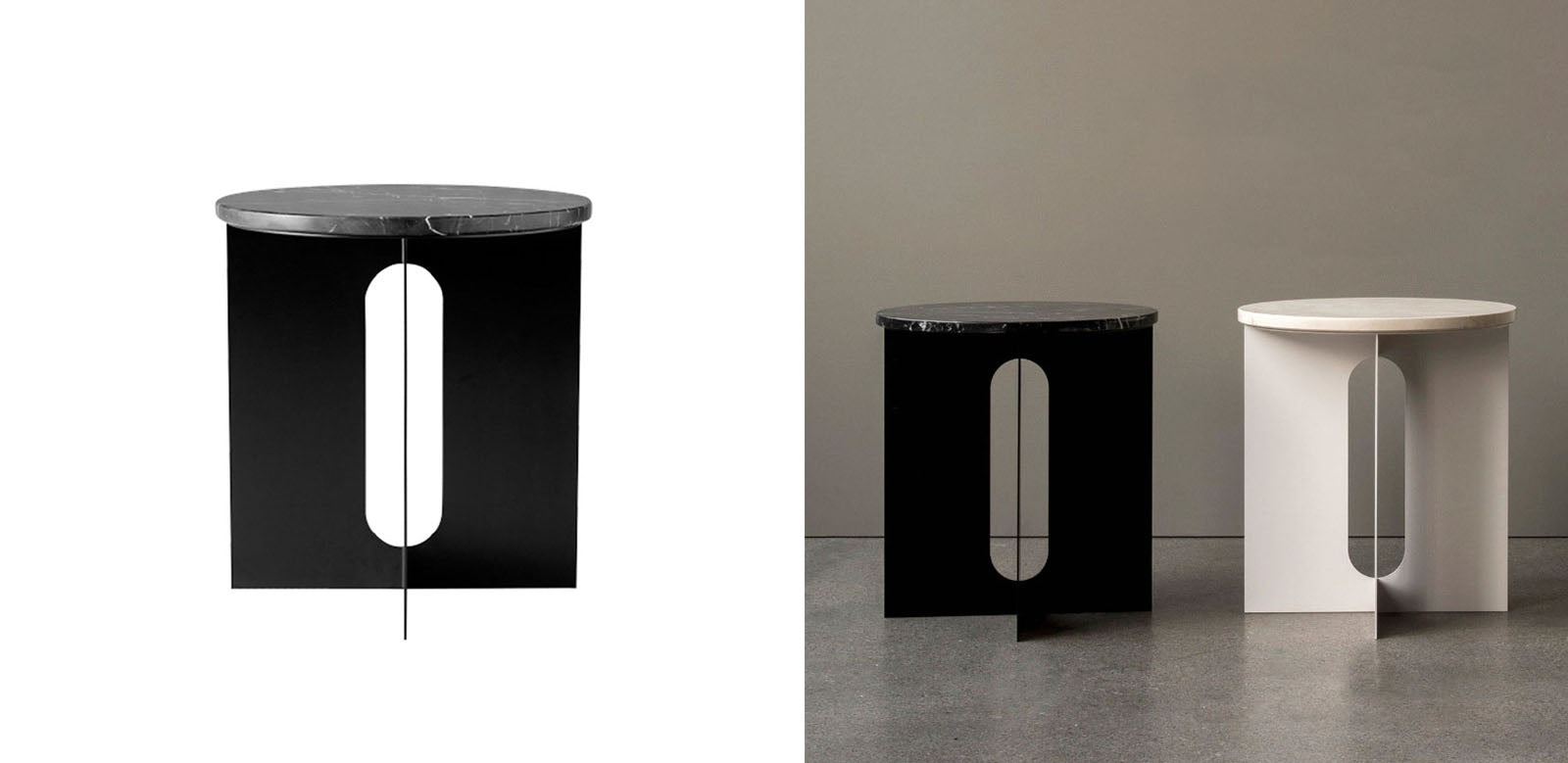 Nerissa Nordic Side Table, Bed Side Table-Rit Concept-Rit Concept