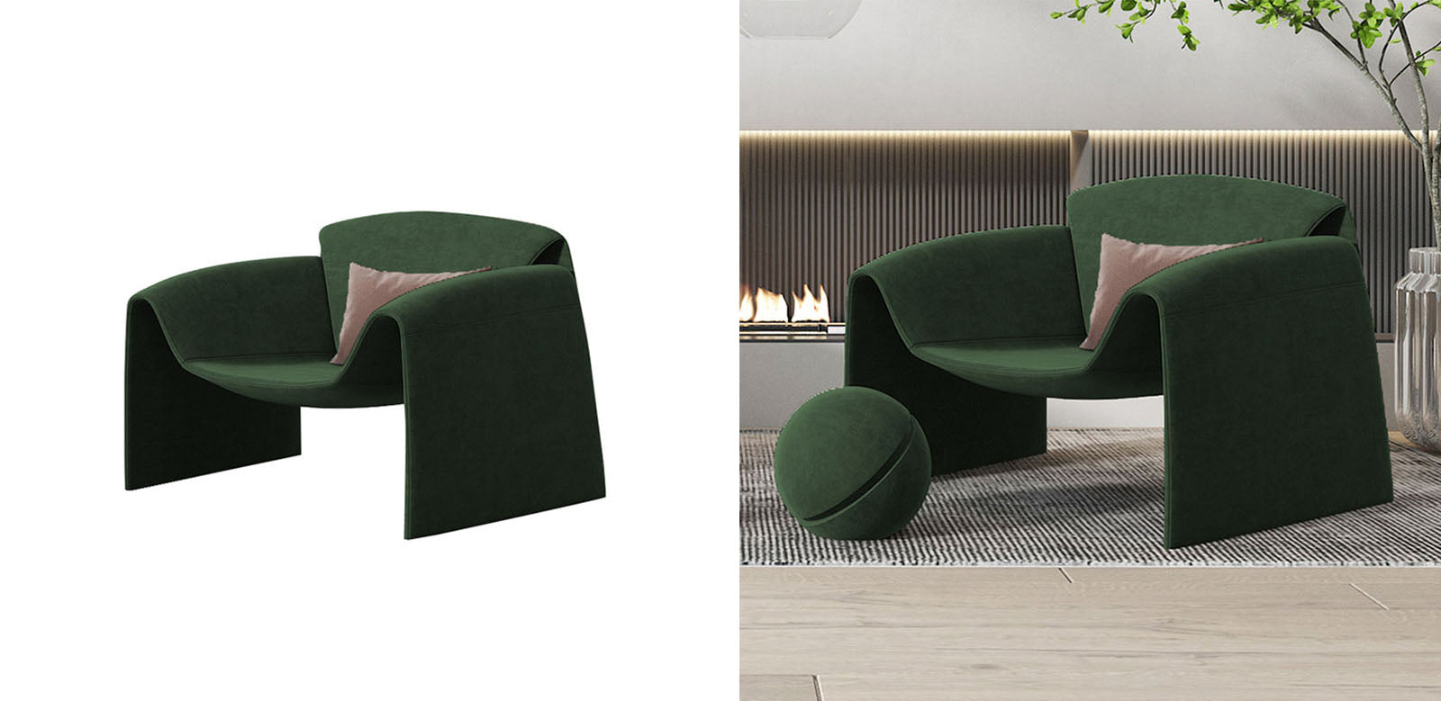 Ula Style Armchair, Boucle-Ritconcept-Rit Concept