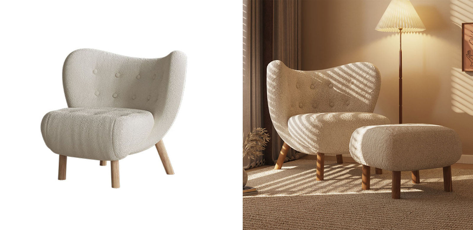 SweetHome Winni Armchair, Boucle-Ritconcept-Rit Concept