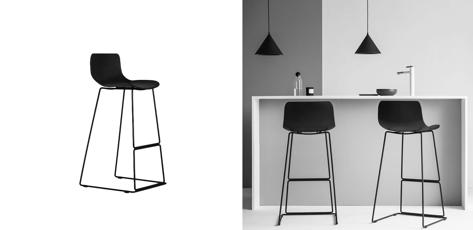 Osmond Nordic Bar Stool-Ritconcept-Rit Concept