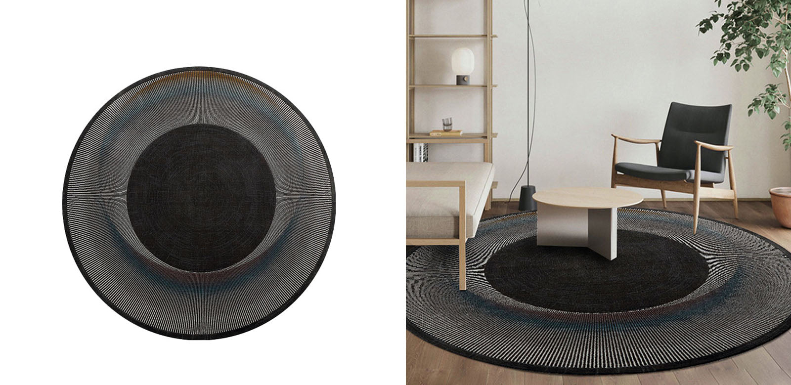 Etaoline Round Living Room Rug, Various Styles Available-Rit Concept-Rit Concept
