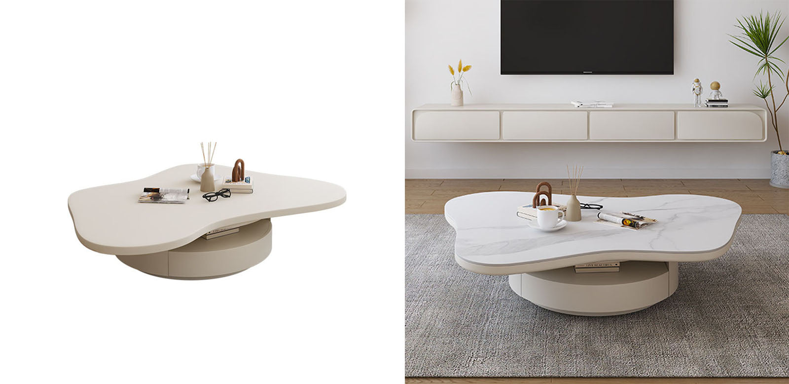 Les Keroro Coffee Table, Living Room Table-Ritconcept-Rit Concept