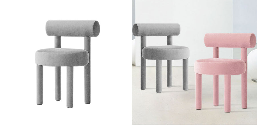A Set of Two Gareth Dining Chair, Red, Clearance-Ritconcept-Rit Concept