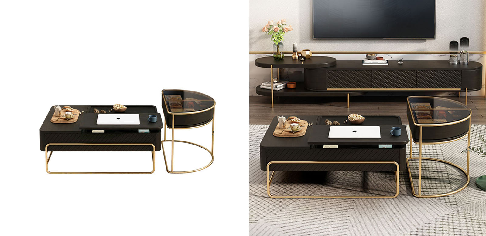 Bagnell Lift Up Coffee Table-Ritconcept-Rit Concept