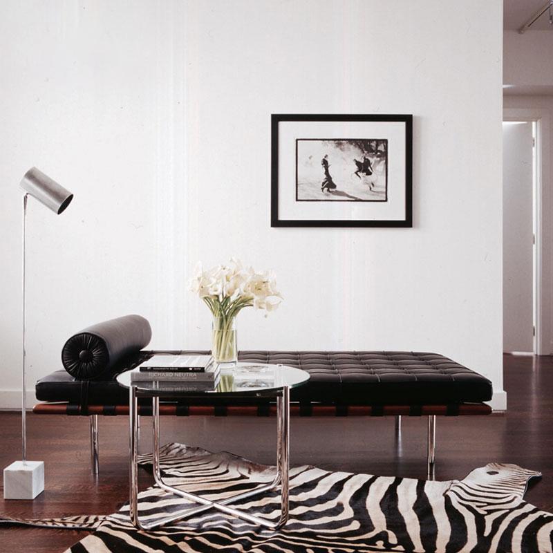 Barcelona Daybed, Real Leather in a modern UK home
