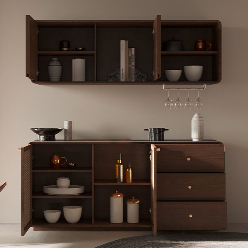 Topaz Cabinet, Wood & Rattan, Three Different Styles in a modern UK home