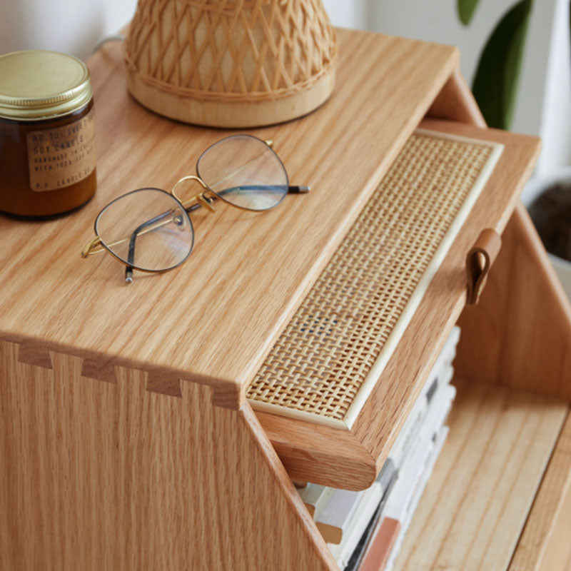 Izabella Bedside Table, Oak-Ritconcept-Rit Concept