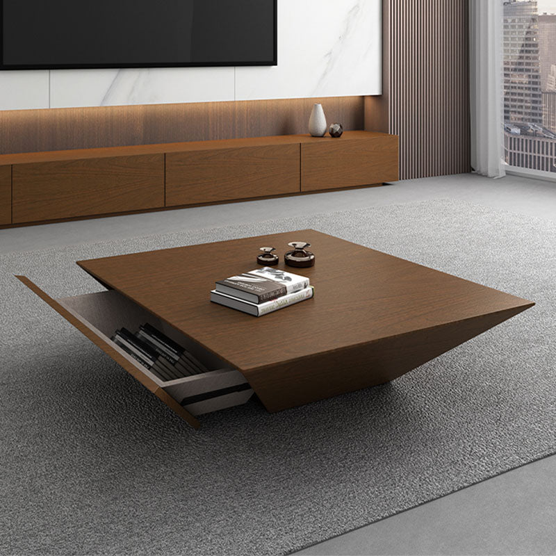 Saffron Coffee Table With Drawer, Walnut-Ritconcept-Rit Concept