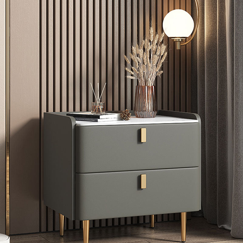 Cunha Bedside Table-Ritconcept-Dark Grey-45cm-Rit Concept