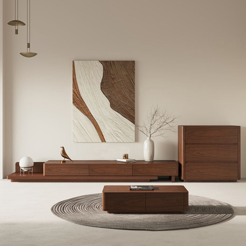 Opaline TV Stand storage detail and media unit finish