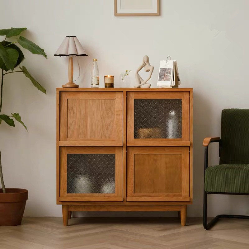 Harriet Sideboard, Bedside Table Solid Wood and Glass-Ritconcept-A-Rit Concept