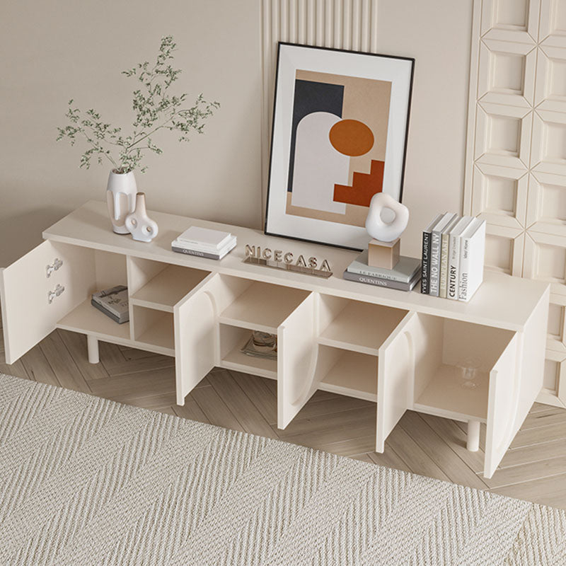 Mahara Arched TV Stand lifestyle view with tv stand modern